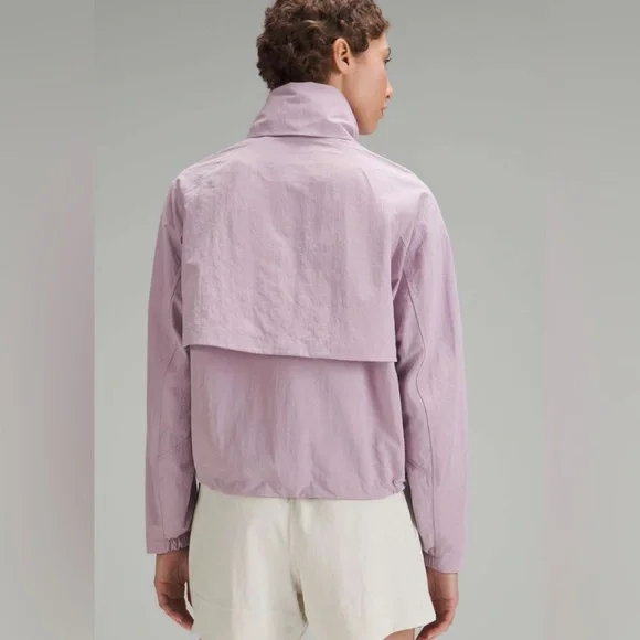 Lululemon Women’s Always Effortless Jacket Zip Up AEJ Dusty Rose Size 12 - Picture 3 of 12